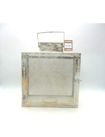 LANTERNA METALLO ORO 33x29x14 CENTIMETRI