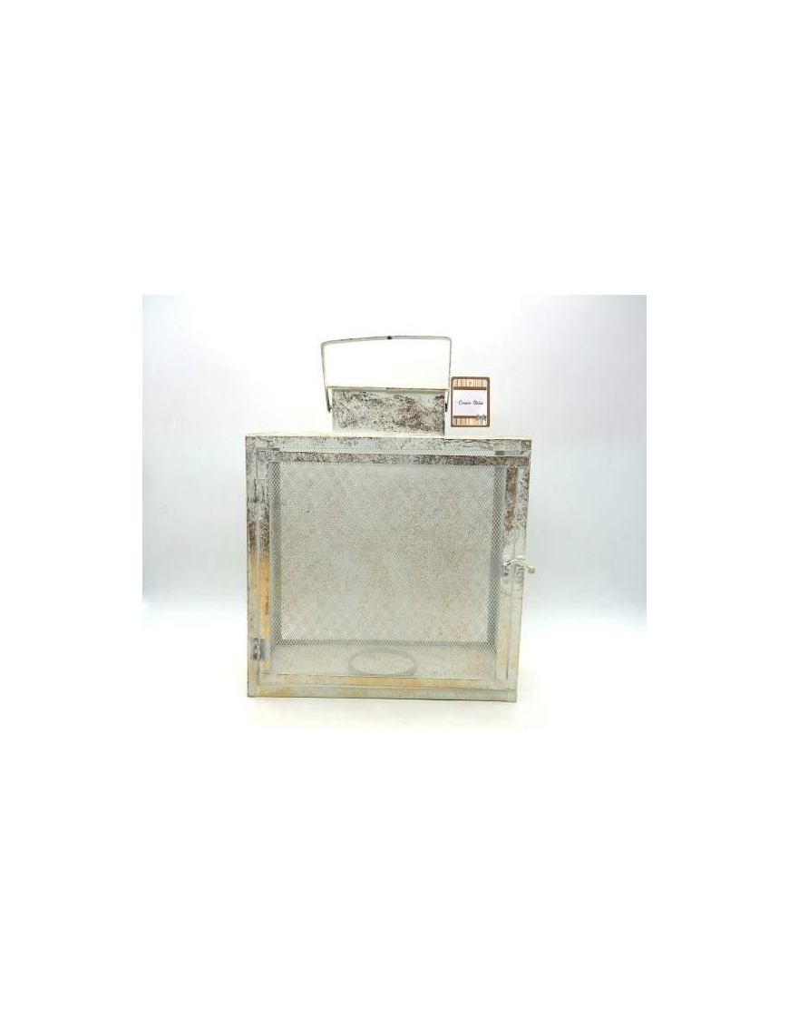 LANTERNA METALLO ORO 33x29x14 CENTIMETRI