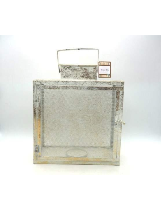 LANTERNA METALLO ORO 33x29x14 CENTIMETRI