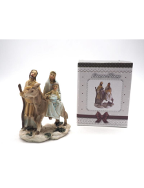 NATIVITY WITH DONKEY 11 CENTIMETERS