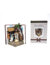 NATIVITA' CON LIBRO 15 CENTIMETRI