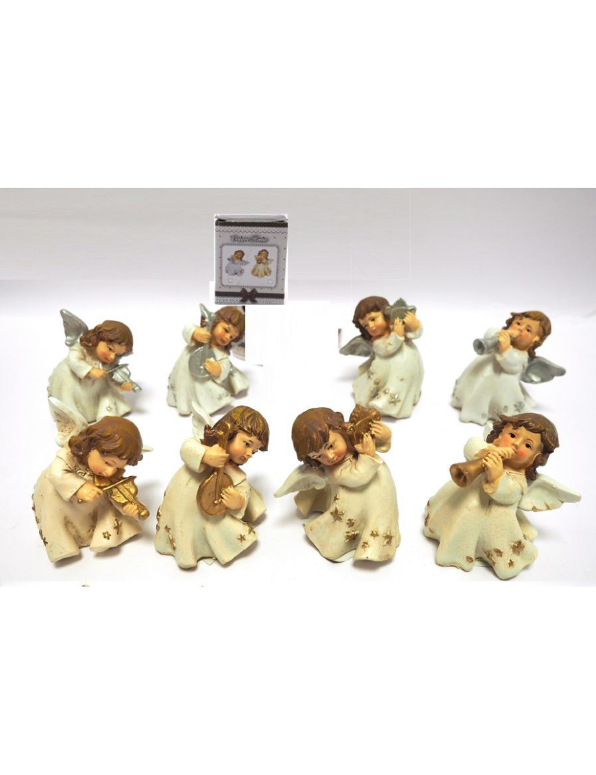 8 CM ANGEL WITH CREAM DRESS