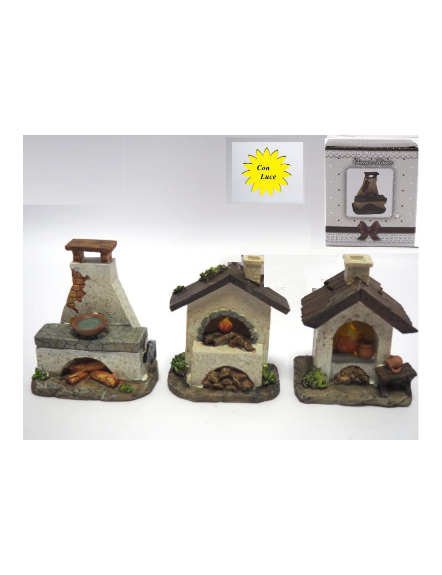 FIREPLACE WITH 11 CENTIMETER LIGHT