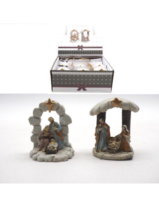 NATIVITY WITH STONE ARCH