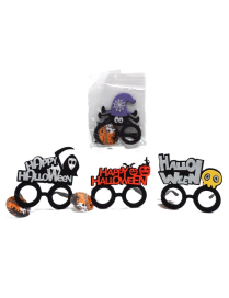GLASSES WITH HALLOWEEN SUBJECTS