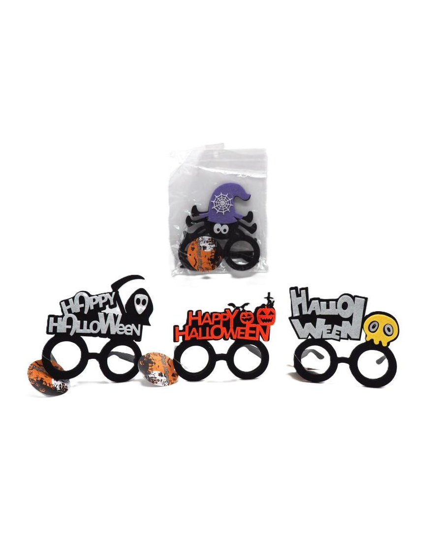GLASSES WITH HALLOWEEN SUBJECTS