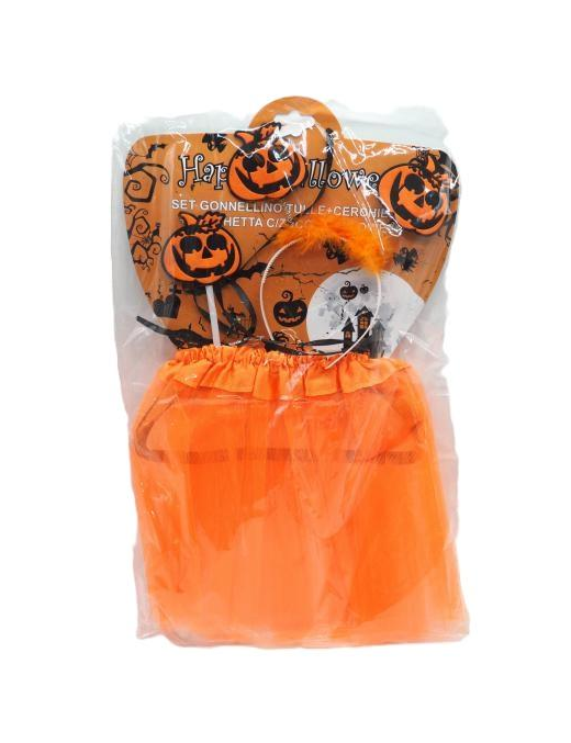 KIT GONNA TULLE+CERCHIETTO+BACCHETTA