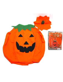 CHILDREN'S PUMPKIN COSTUME SIZE M