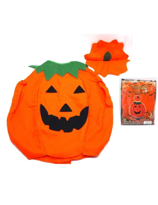 CHILDREN'S PUMPKIN COSTUME SIZE M