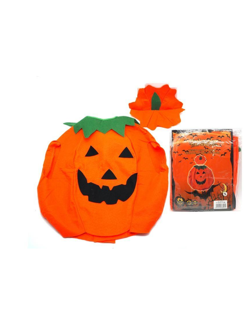 CHILDREN'S PUMPKIN COSTUME SIZE S