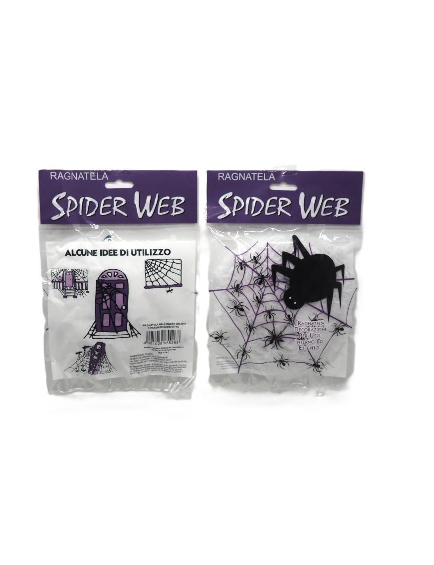 SPIDER WEB WITH 2 SPIDERS 20gr