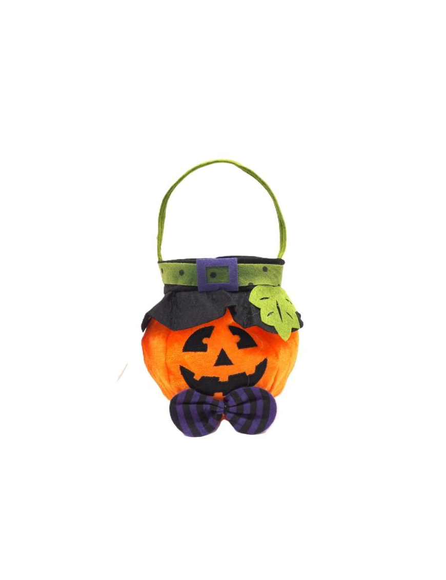 PUMPKIN FABRIC BAG 15cm