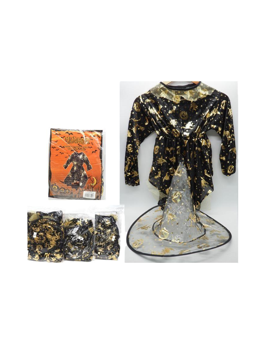 COSTUME STREGA BIMBA CON CAPPELLO