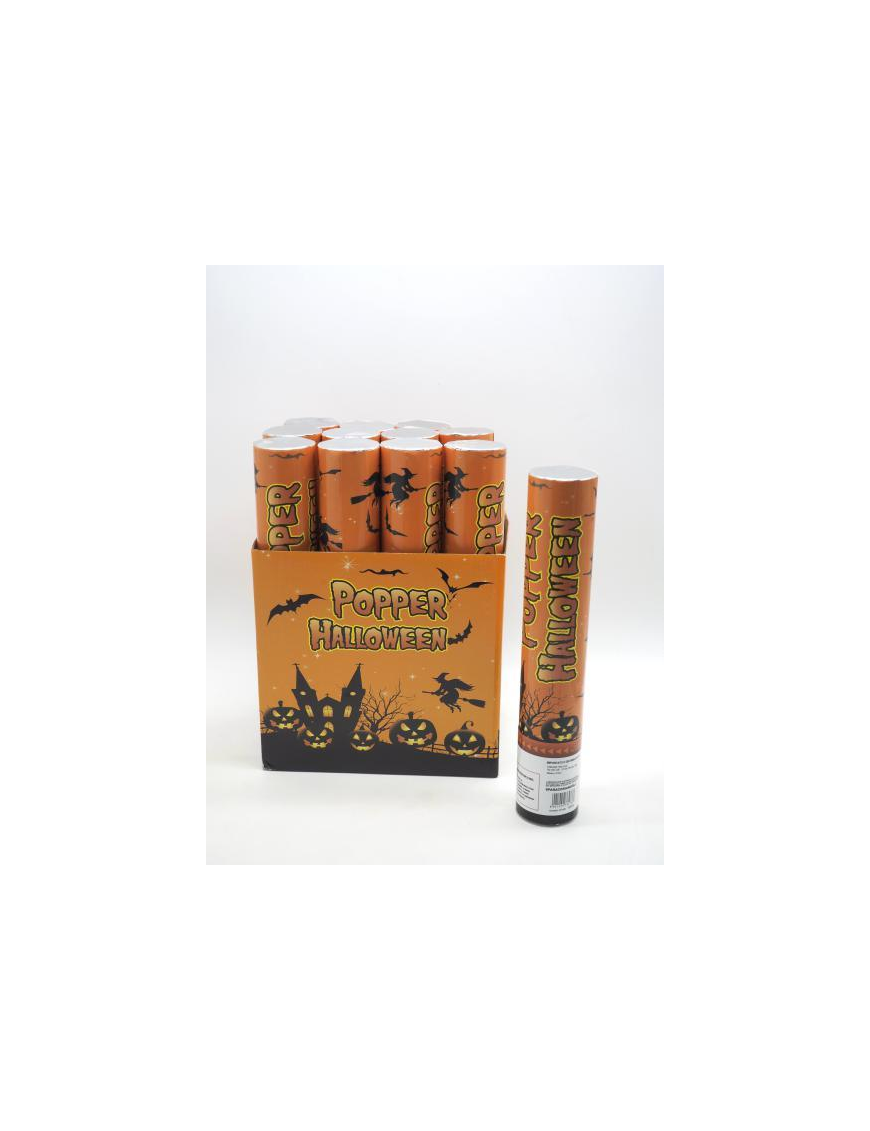 HALLOWEEN CONFETTI TUBE 30cm