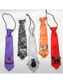 CRAVATTA CON SOGGETTI HALLOWEEN