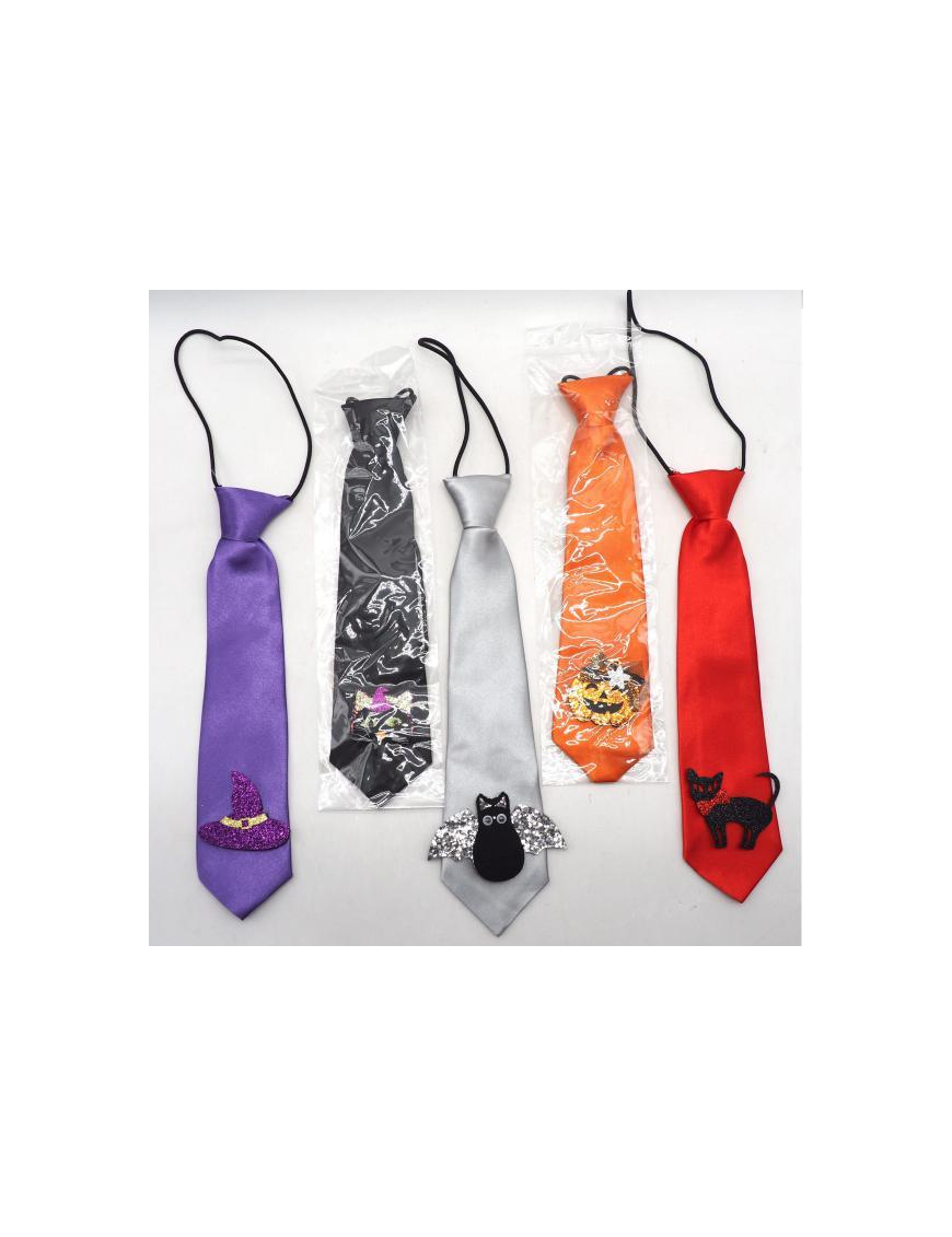 CRAVATTA CON SOGGETTI HALLOWEEN