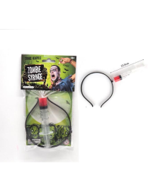 HEADBAND ACCESSORY WITH SYRINGE