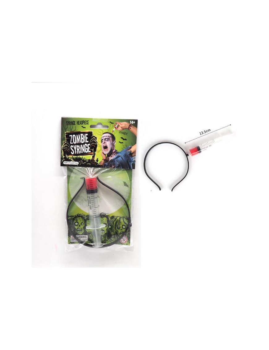 ACCESSORIO CERCHIETTO CON SIRINGA