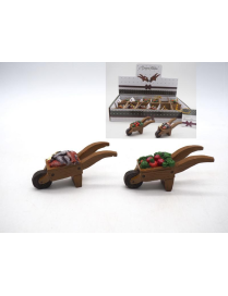 CART WITH VEGETABLES 3x7x2 CENTIMETERS