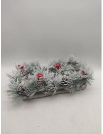 3 PLACE CANDLE HOLDER 35x13x10 CENTIMETERS