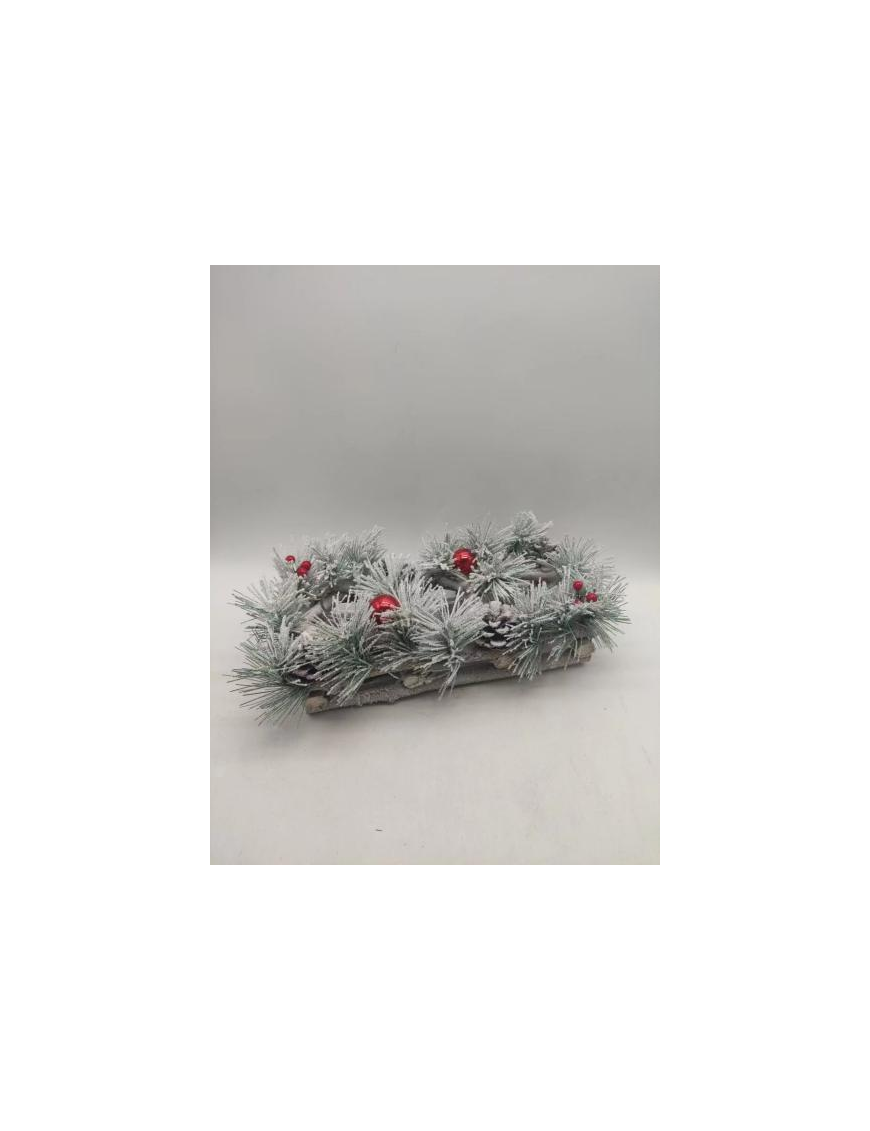 3 PLACE CANDLE HOLDER 35x13x10 CENTIMETERS