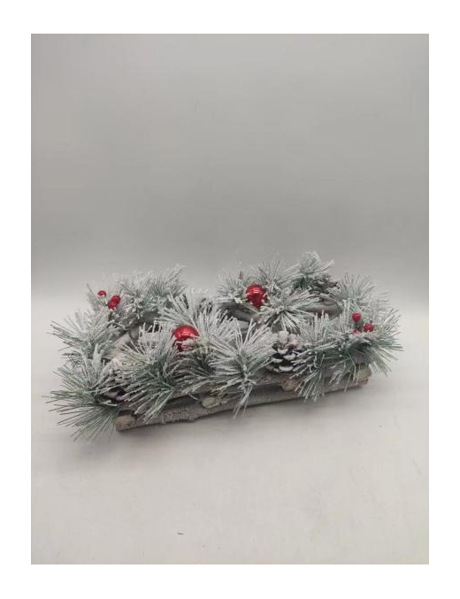 3 PLACE CANDLE HOLDER 35x13x10 CENTIMETERS
