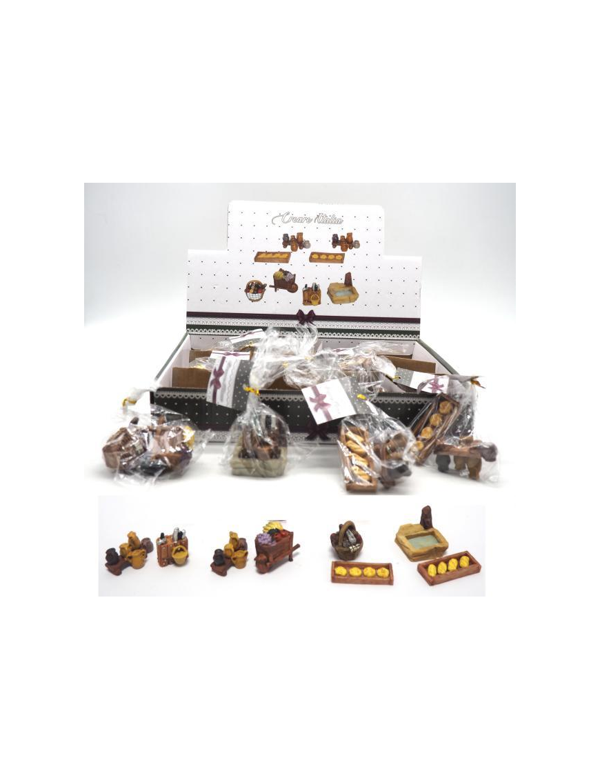 ORNAMENTO PRESEPE 5/6 CENTIMETRI 2 PEZZI