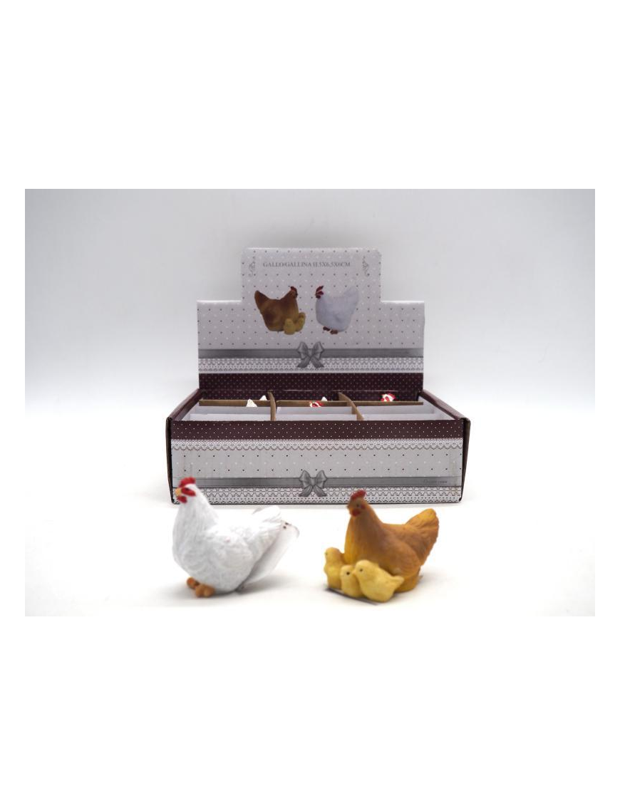 ROOSTER/HEN ANIMAL 5 CENTIMETERS