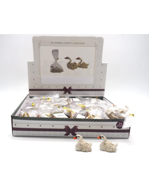 ANIMALE CIGNO 2 PEZZI 3,5 CENTIMETRI