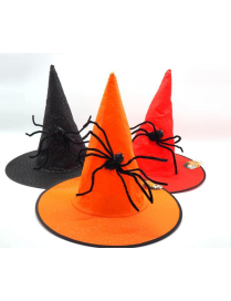 WITCH HAT WITH SPIDER