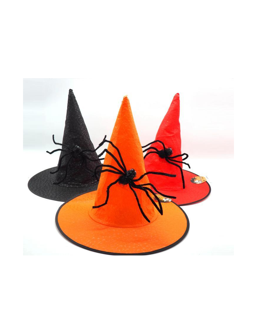 WITCH HAT WITH SPIDER