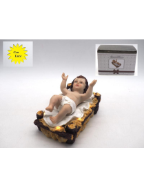 BABY JESUS ??WITH LIGHTS 10x9x15 CENTIMETERS
