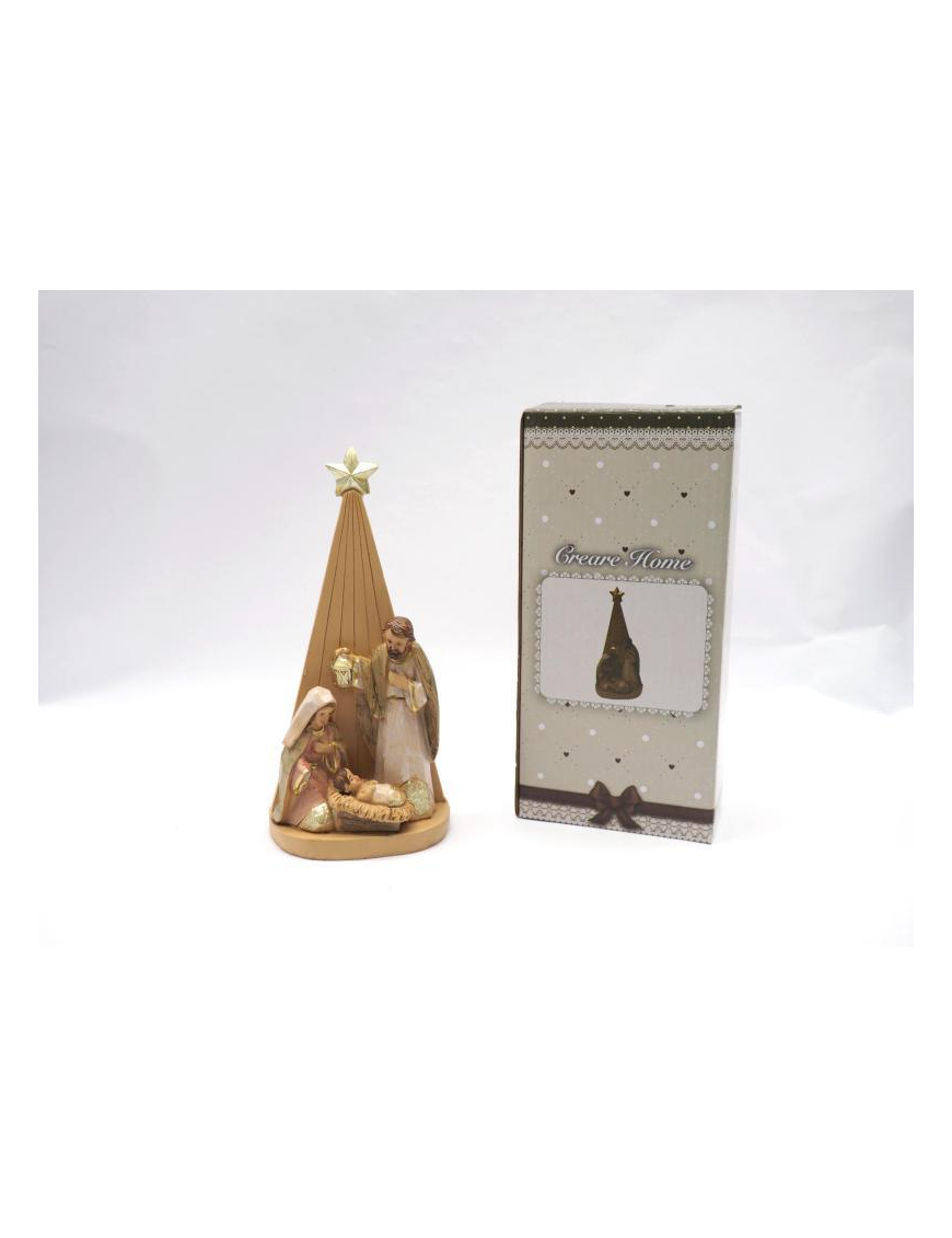 NATIVITY 14x9 CENTIMETERS WITH HUT