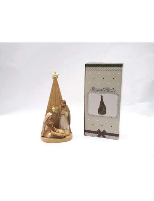 NATIVITY 14x9 CENTIMETERS WITH HUT