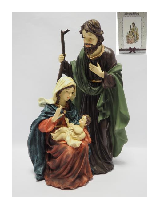 NATIVITY 46x30 CENTIMETERS DARK COLORS