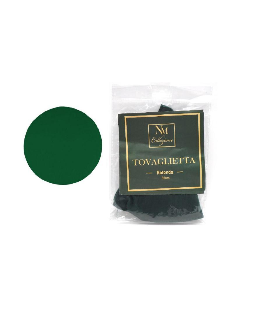 GREEN VELVET PLACEMAT 35 CM