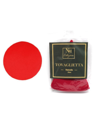 TOVAGLIETTA VELLUTO ROSSO 35 CENTIMETRI