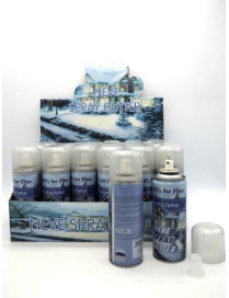 SNOW SPRAY 250 MM 80 GRAMS GLITTER