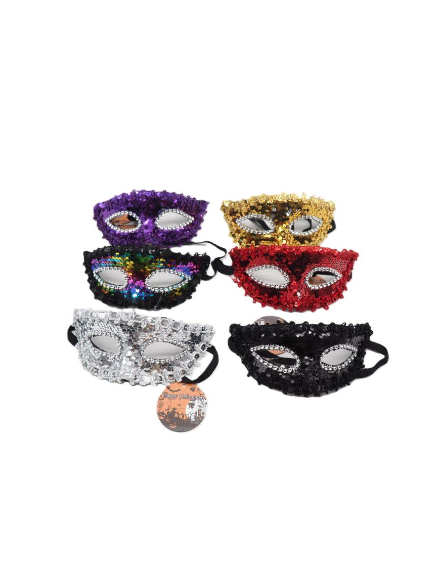 MASCHERA CON PAILLETTES