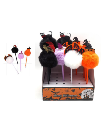 PEN WITH POM POM HALLOWEEN