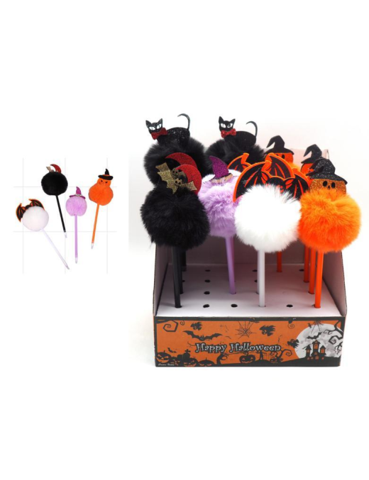 PENNA CON POM POM HALLOWEEN