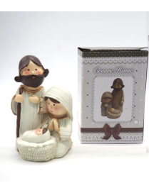 NATIVITY WHITE ROBE 12cm