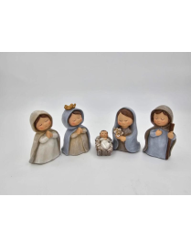 POLYRESIN NATIVITY 10cm 5 pieces