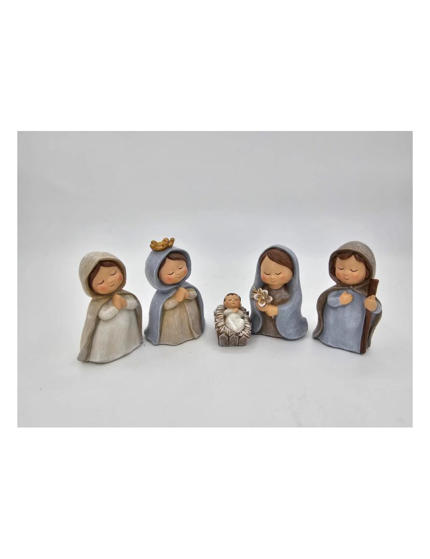 POLYRESIN NATIVITY 10cm 5 pieces
