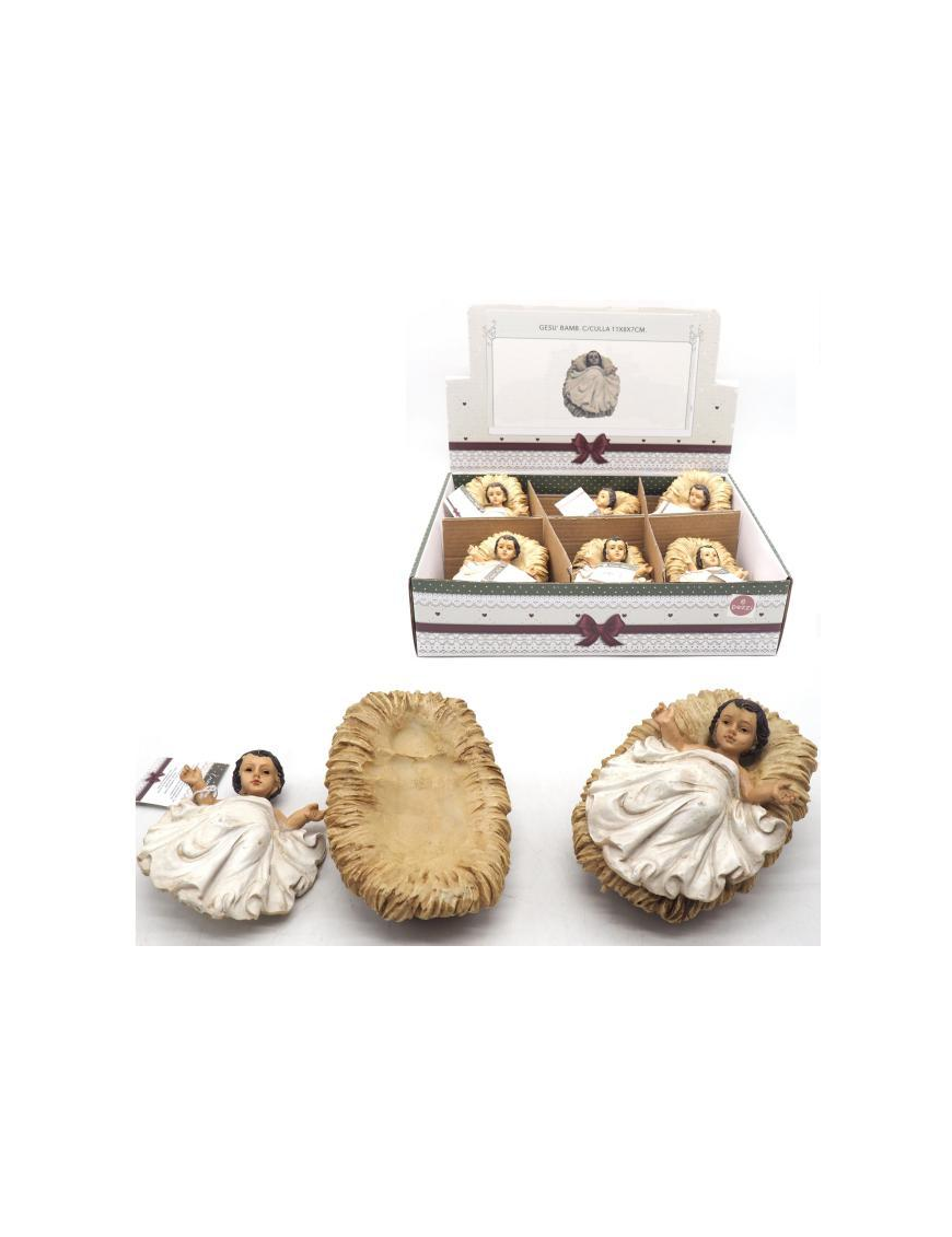 GESU' BAMBINO CON CULLA   11cm