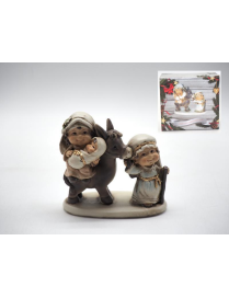 NATIVITA' IN FUGA BAMBINI 8cm