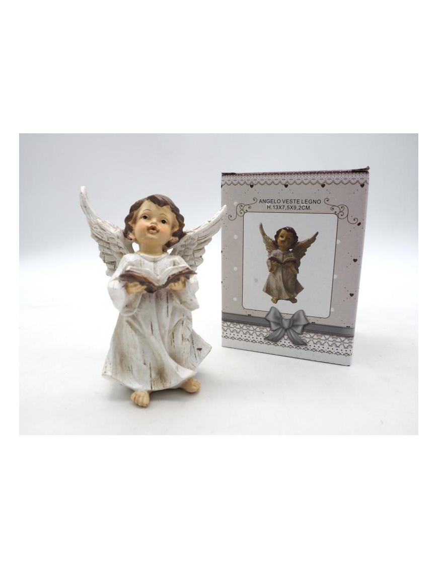 ANGEL DRESSES WOOD 13cm