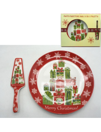 PIATTO PANETTONE C/PALETTA 31cm 27855