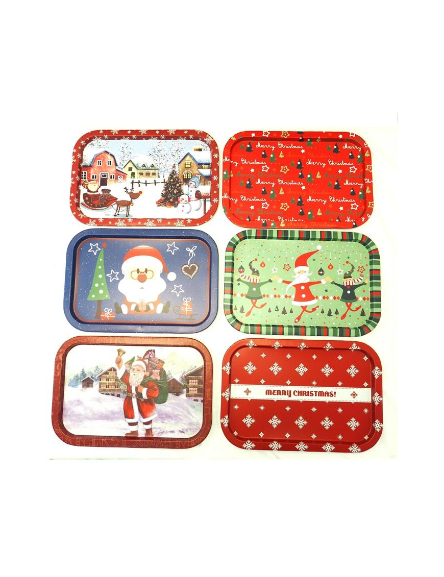 VASSOIO LATTA XMAS RETT. 23x34cm 34296