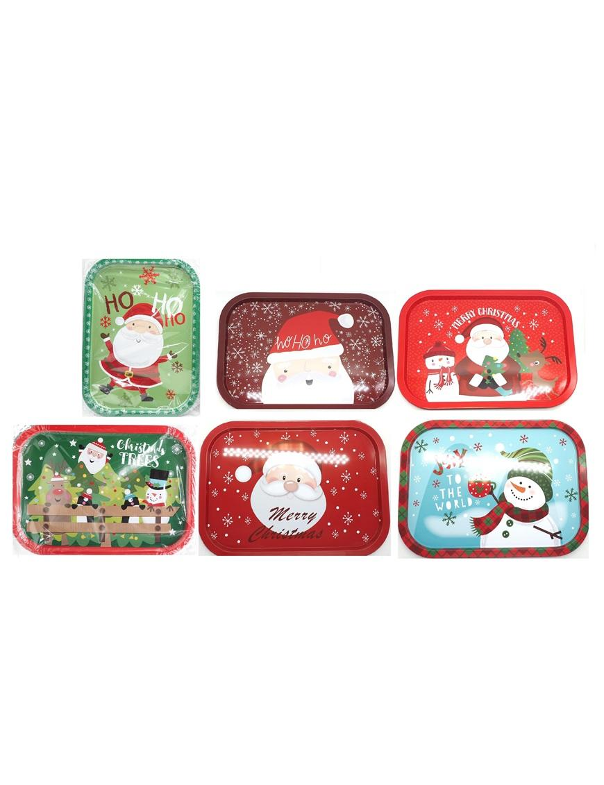 VASSOIO LATTA XMAS RETT. 29x48cm 88396
